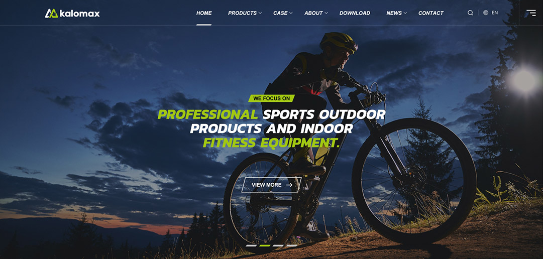 清遠(yuǎn)Kalomax外貿(mào)網(wǎng)站設(shè)計(jì)效果圖