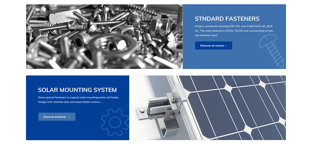 工業(yè)零部件外貿(mào)B2B網(wǎng)站建設案例